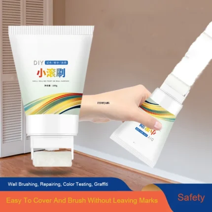 Wall Treatments Small Roller Brush Graffiti Cover Wall Renovation Latex Paint Color Wall Valid Repair Mouldproof Quick-Drying