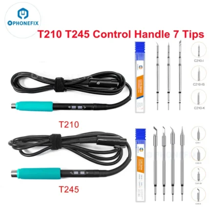 Sugon T115 T210 T245 T12 Soldering Iron Handle For JBC Aifen A8 /A9/ A9PRO/A902 Sugon T26/T26D/T3602 Temperature Control Handle